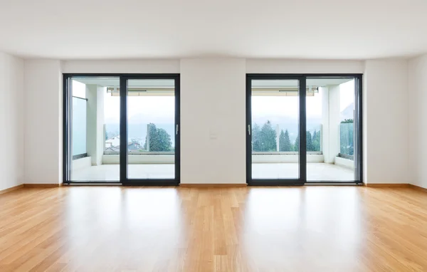 Interior moderno piso vacío, apartamento —  Fotos de Stock
