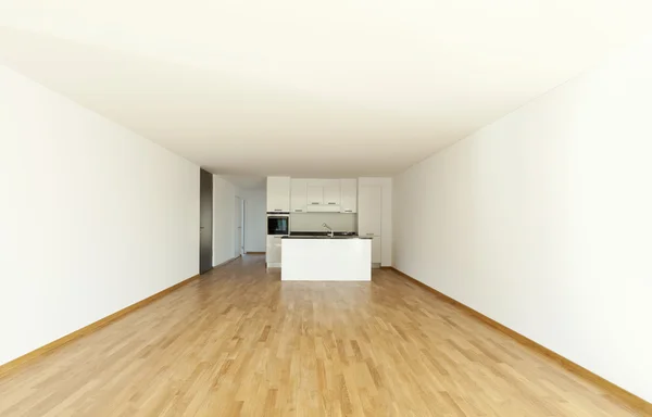 Interiör, Tom ny lägenhet — Stockfoto