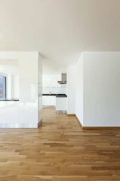 Interieur, leeg nieuw appartement — Stockfoto