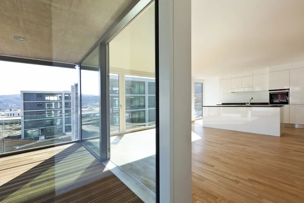 Interior, empty new apartment — Stock Photo, Image