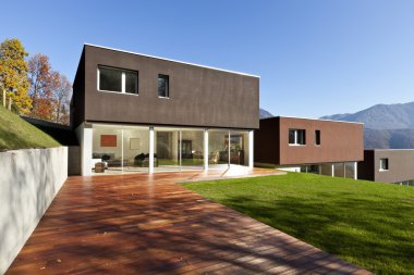 modern ev, açık
