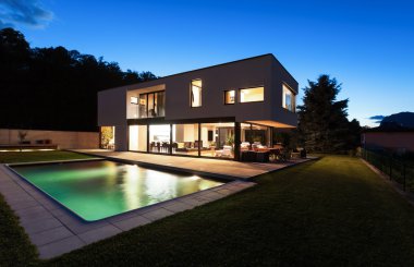 gece modern villa