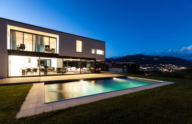 gece modern villa