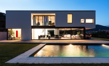 gece modern villa