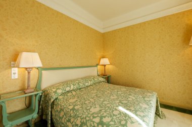 iç lüks daire, konforlu yatak odası