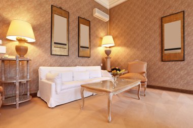 iç lüks daire, konforlu oda