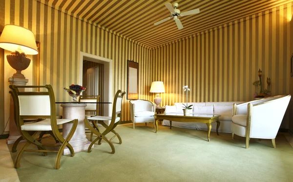 Interior luxury apartment, comfortable suite — Stock Photo, Image