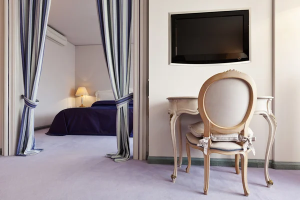 Luxus-Wohnung im Inneren, komfortable Suite — Stockfoto