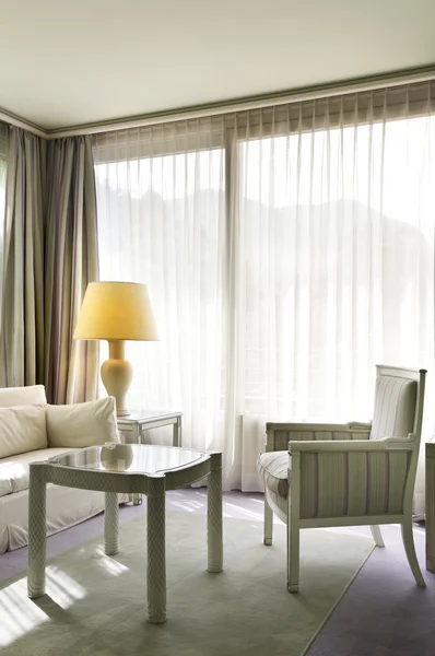 Interior luxury apartment, lounge — Stock Photo, Image