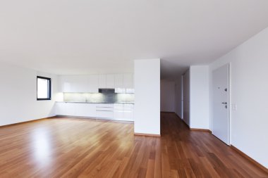 İç modern boş daire, daire