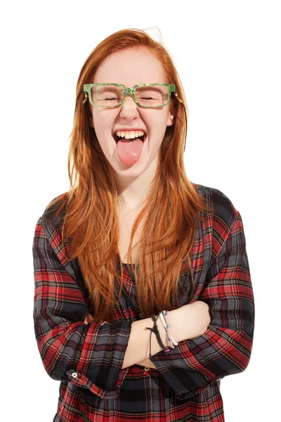 Retrato de chica adolescente — Foto de Stock