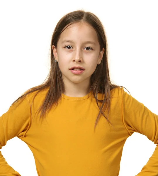 Retrato de chica sonriente — Foto de Stock