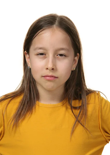 Retrato de menina bonita — Fotografia de Stock