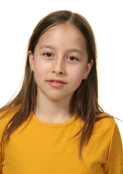 Portrait of smiling girl — Stock Photo, Image