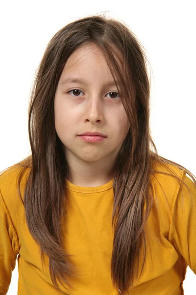 Retrato de menina bonita — Fotografia de Stock