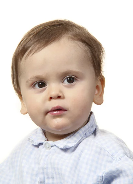 肖像画のスタジオの赤ちゃん — ストック写真