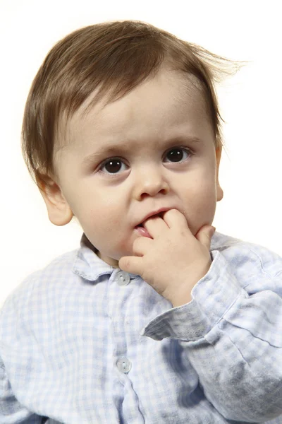 Portrait studio baby — Stock Photo, Image