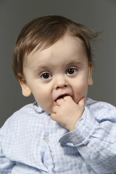 Retrato estúdio bebê — Fotografia de Stock