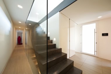 Modern güzel bir daire, açık alan