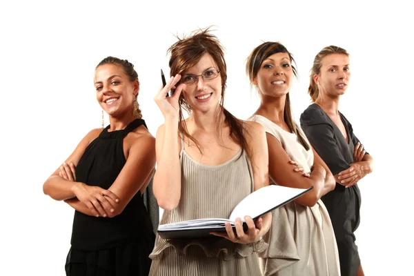 Young businesswomen isolated on white background — Stock Photo, Image