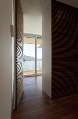 İç modern boş daire, daire içeride kimse yok