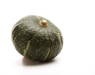 yeşil kabak sebze üzerinde beyaz izole