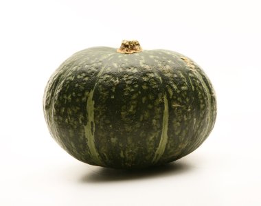 yeşil kabak sebze üzerinde beyaz izole