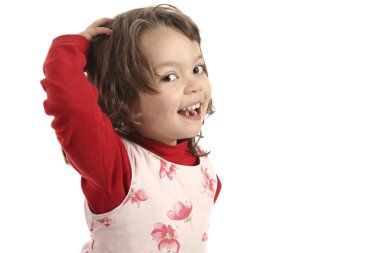 güzel küçük kız portresi