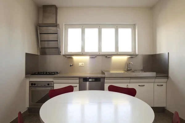 Interior of a modern apartment, kitchen view — Stock Photo, Image