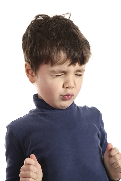 Portrait of funny little boy — Stock Photo, Image