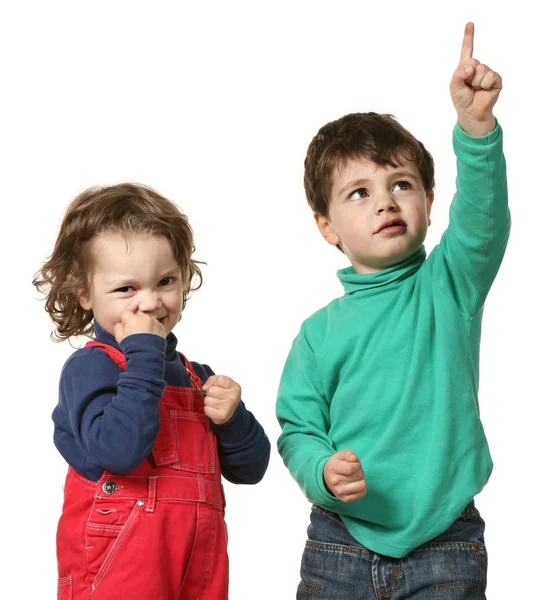 Portrait of brother and sister — Stock Photo, Image