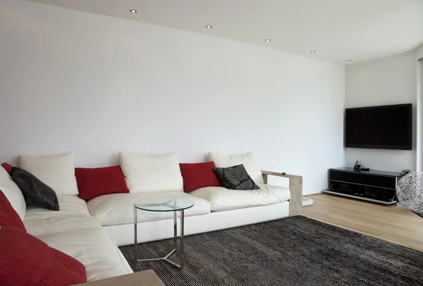 Güzel iç modern bir evin oturma odası — Stok fotoğraf