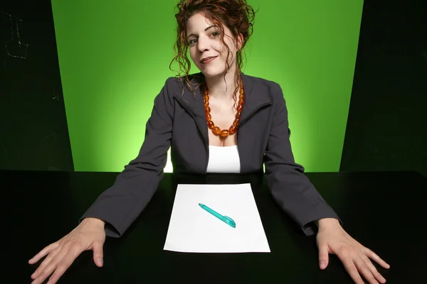 Retrato de mujer de negocios — Foto de Stock