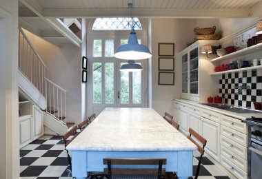 Kule, lüks konut daire, mutfak görünümü