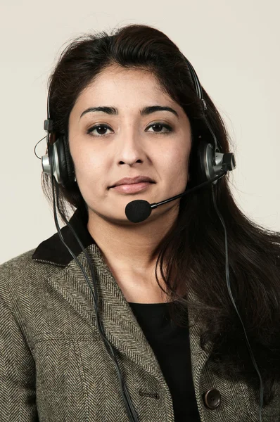 Retrato de la mujer en la carrera — Foto de Stock