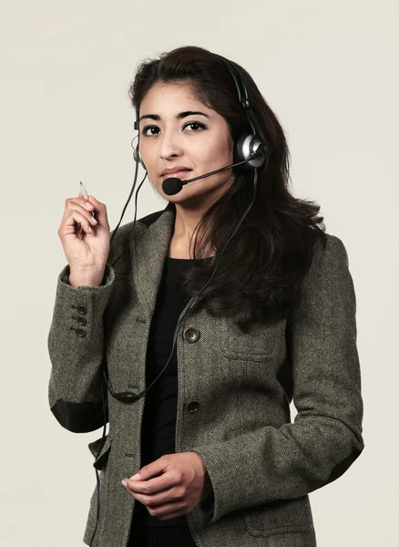 Retrato de la mujer en la carrera — Foto de Stock