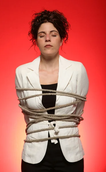 Woman prisoner — Stock Photo, Image