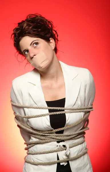 Woman prisoner — Stock Photo, Image