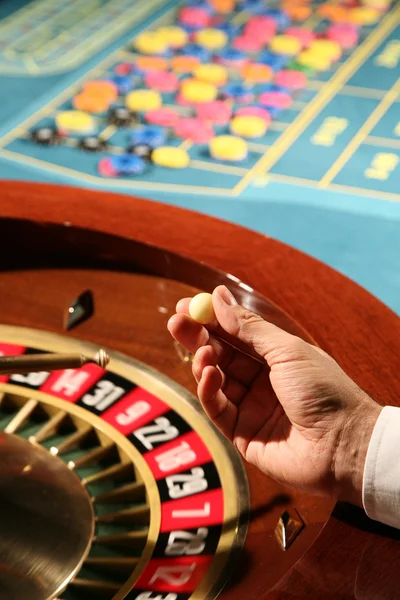 Roulette in casino — Stockfoto