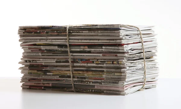 Газетный поток — стоковое фото