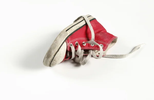 Rode oude schoen — Stockfoto