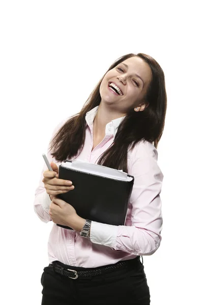 Businesswoman laughing — Stock Photo, Image