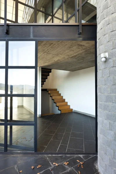 Modern villa, balcony view of the interior — Stock Photo, Image