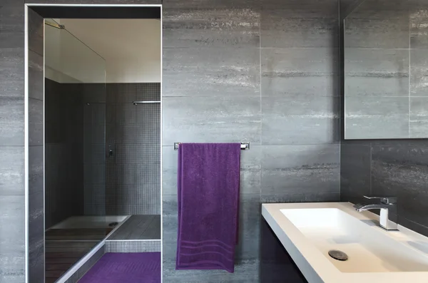 욕실입니다. 현대 현대 건축 — 스톡 사진