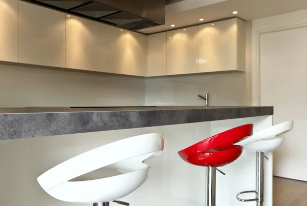 Kitchen, modern architecture contemporary — Stock Photo, Image