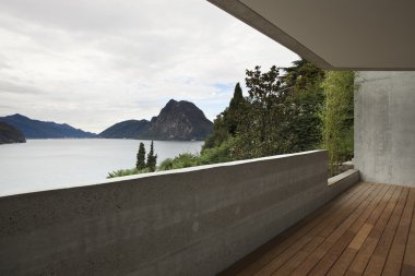 İç modern tuğla ev