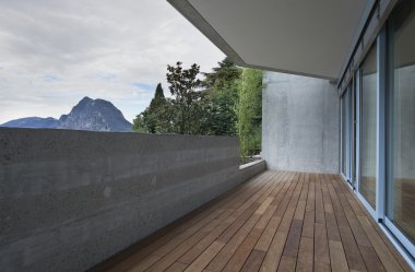 İç modern tuğla ev