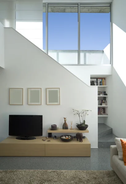 Maison en brique moderne intérieur — Stockfoto