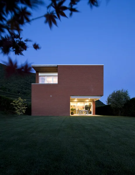 Modern brick house — Stock Photo, Image