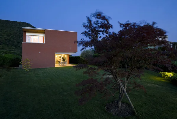 Modern brick house — Stock Photo, Image